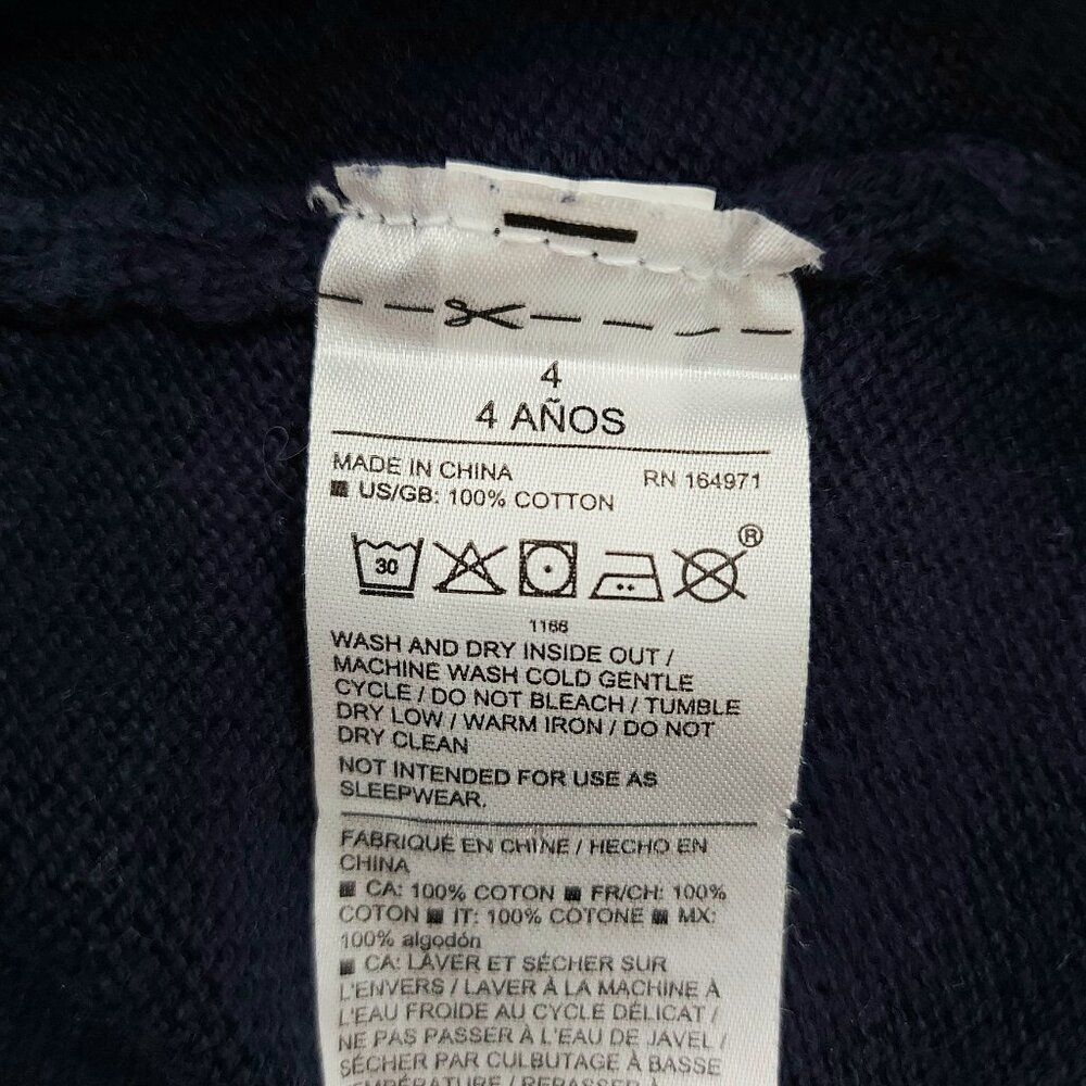 Janie and Jack The Portrait Perfect Dress Girls 4 Blue Years Knit Ribbed Cotton - Picture 10 of 11